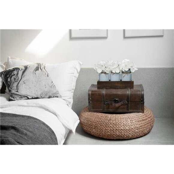 Rustic Mason Jar Centerpiece with Wood Tray Farmhouse Decor for Tabletop - Picture 4 of 5